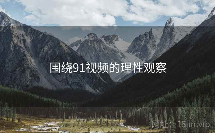 围绕91视频的理性观察