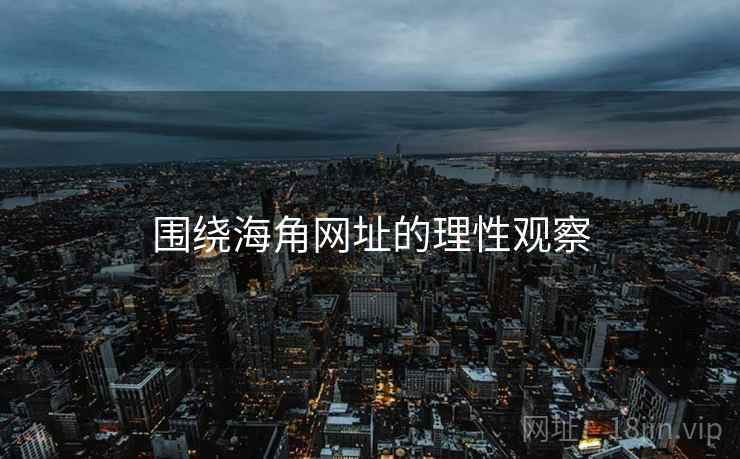 围绕海角网址的理性观察
