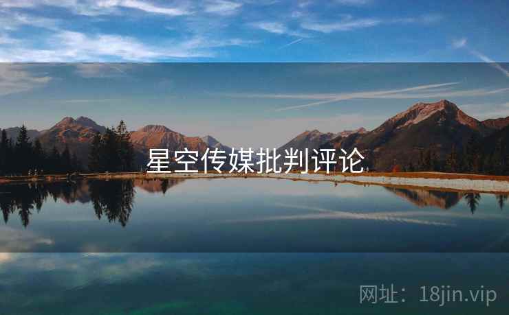 星空传媒批判评论